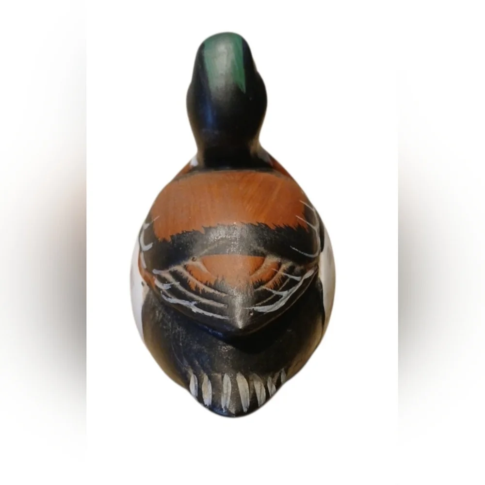 Vintage Ceramic Mallard Lint | Shoe Shine Brush